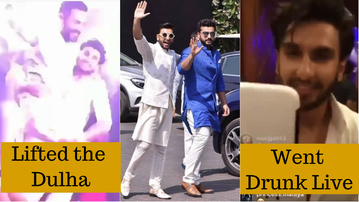 #SonamKiShaadi: Ranveer Singh And Arjun Kapoor Are Just Like Any Naughty Cousin In A Wedding!