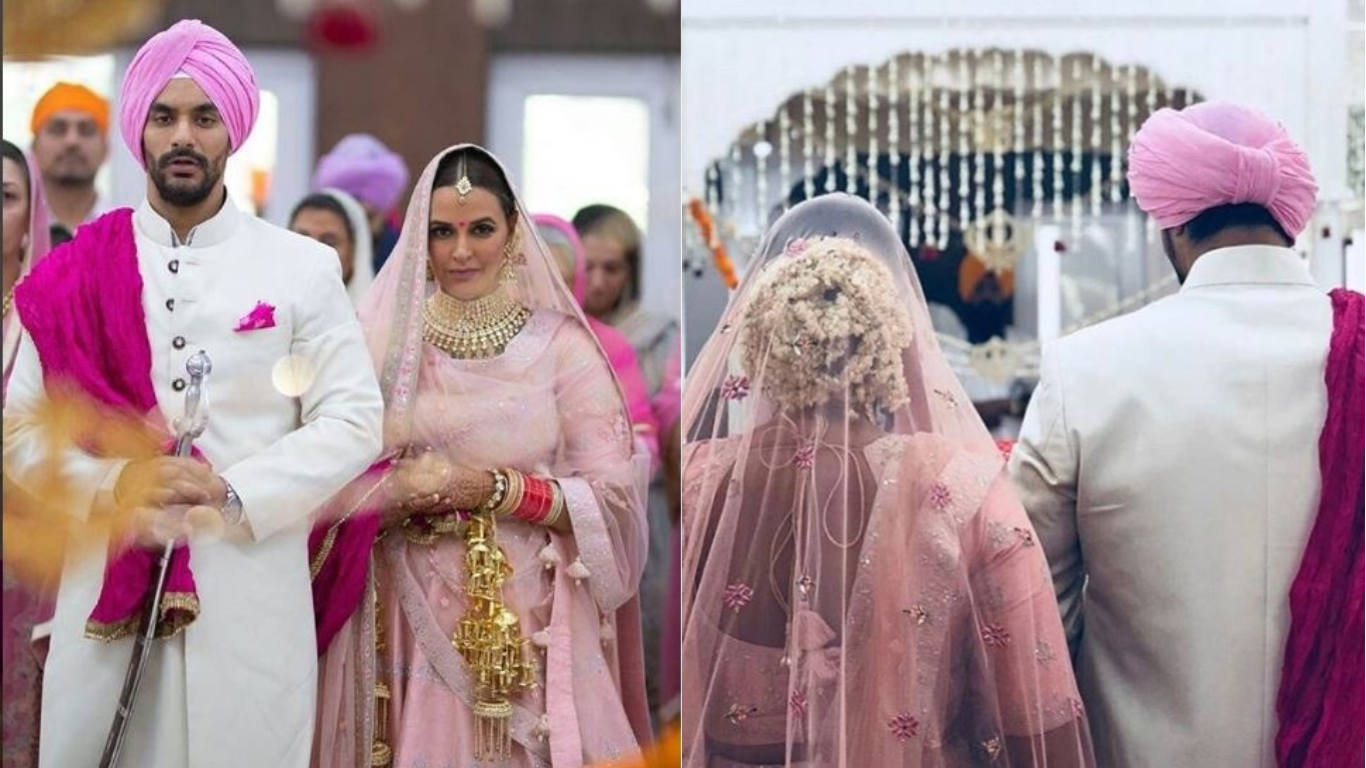 तस्वीरें: अंगद बेदी ने की नेहा धूपिया से चोरी-छुप्पे शादी !