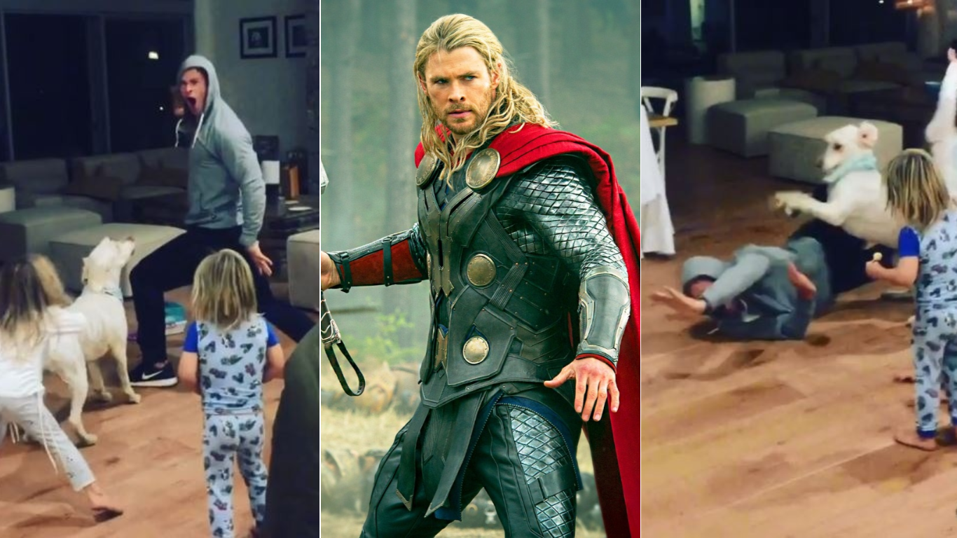 Watch: The Outcome Of Thor AKA Chris Hemsworth Trying To Dance On Wrecking Balls Will Crack You Up!