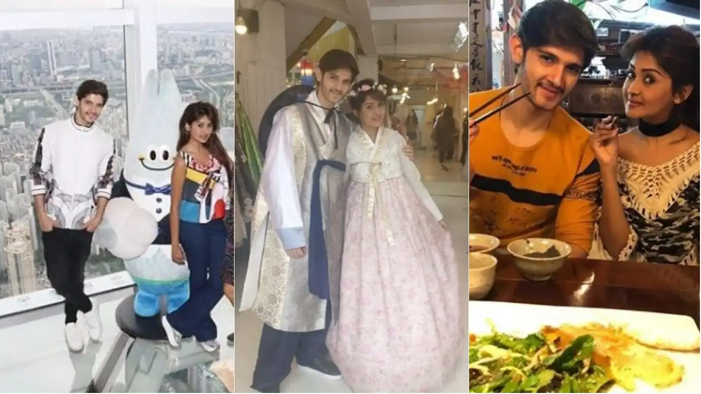Lovebirds Rohan Mehra And GF Kanchi Singh Are Having The Time Of Their Lives In South Korea!