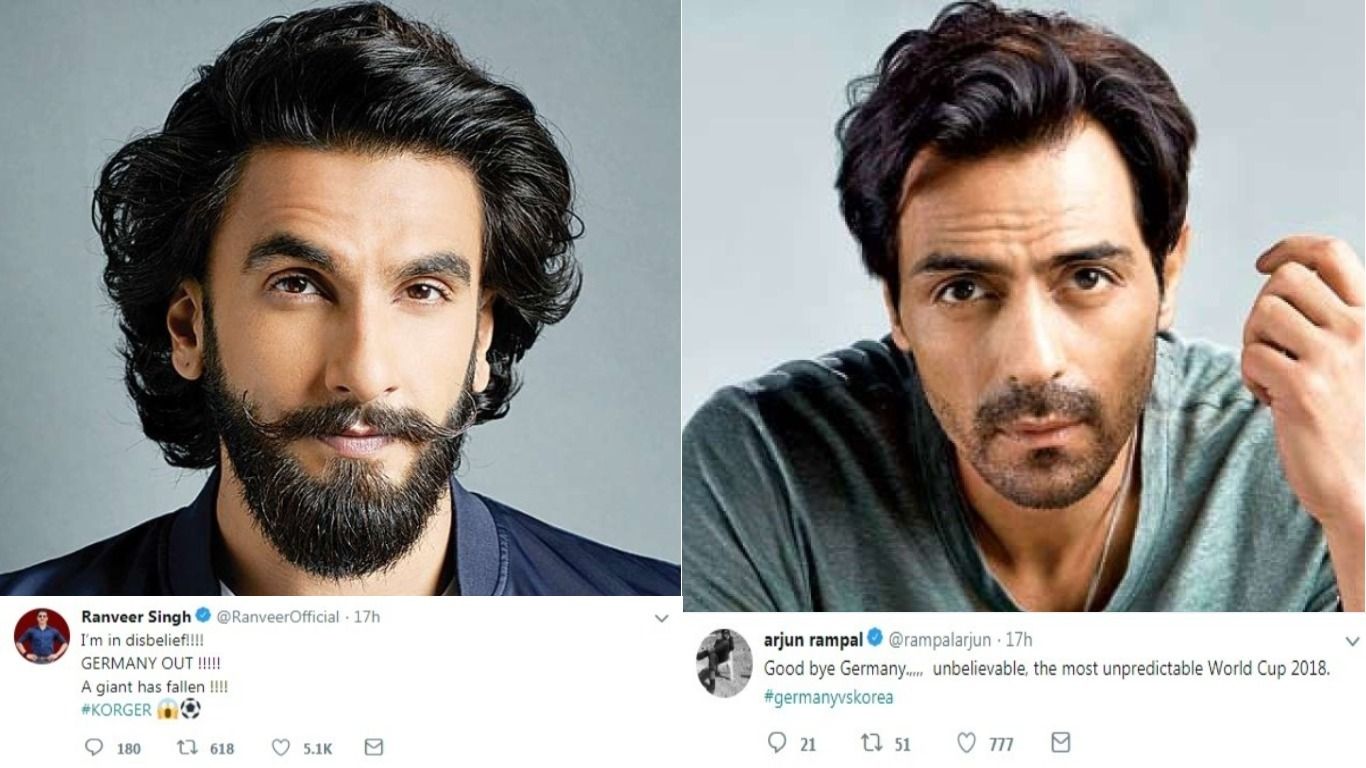 Bollywood Celebs React To Germany's Shocking Exit From FIFA World Cup 2018
