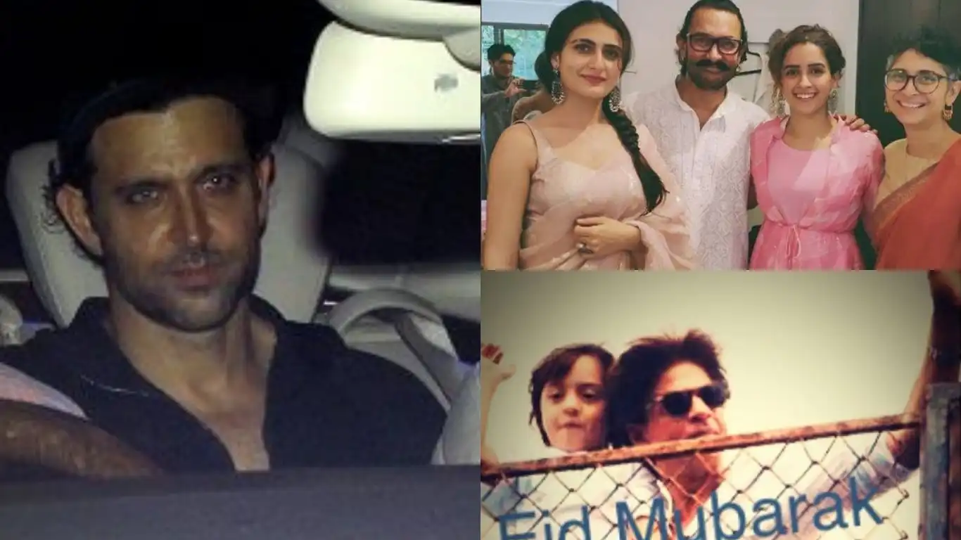 तस्वीरें: आमिर की ईद पार्टी में 'दंगल' की टीम का रीयूनियन, सुज़ैन से मिले ऋतिक !