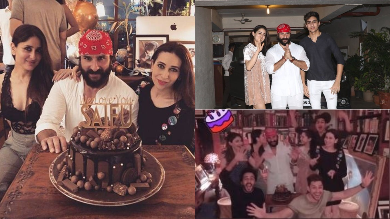 तस्वीरें: सैफ अली खान ने धूमधाम से परिवार और दोस्तों संग मनाया 48वां जन्मदिन !