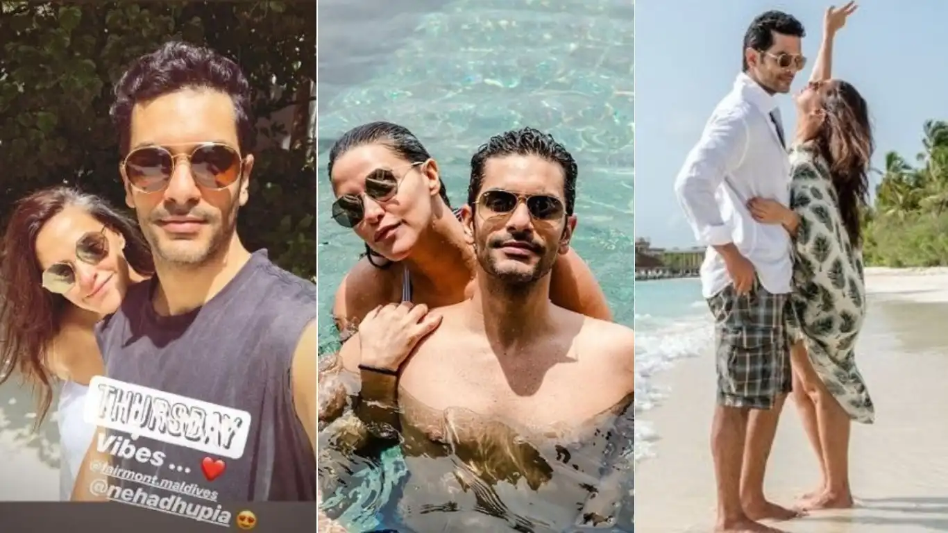 Pictures: Are Neha Dhupia And Angad Bedi Honeymooning In Maldives?