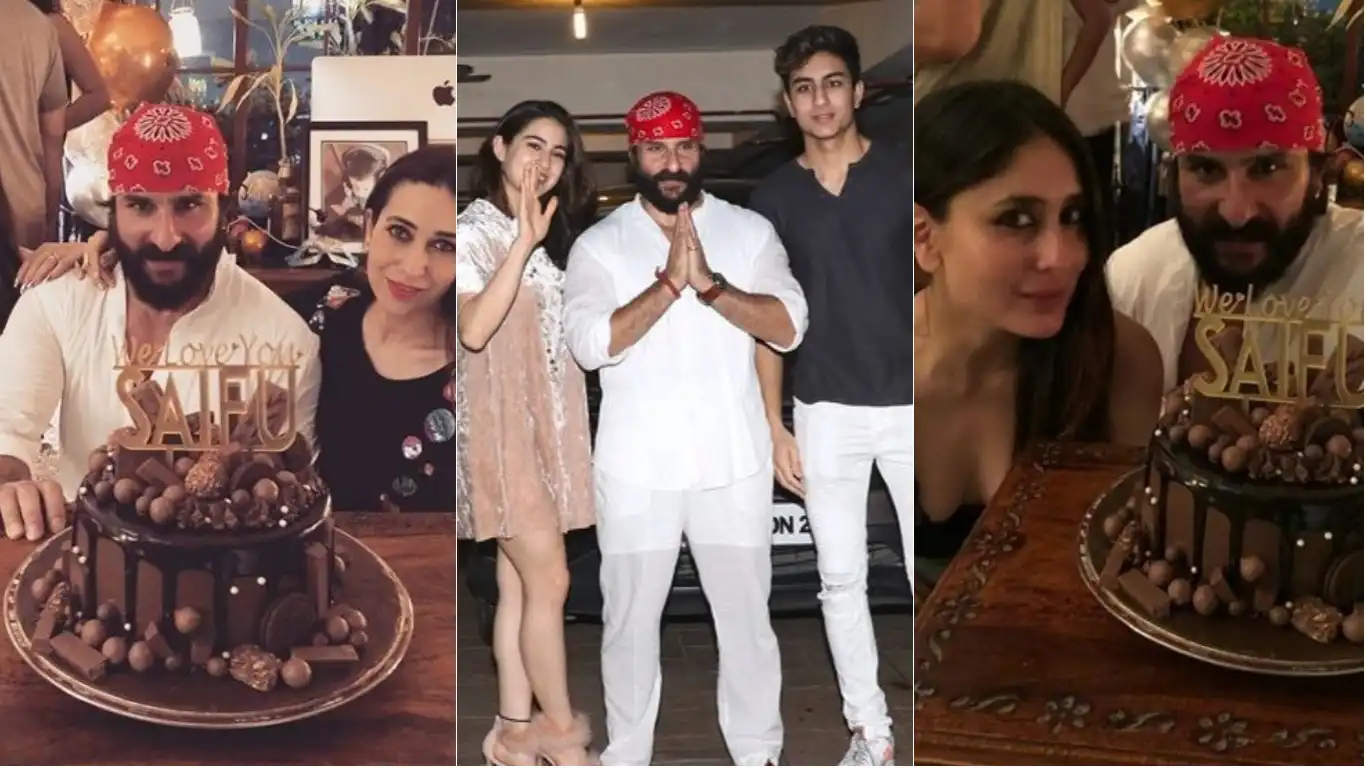 In Pictures: Saif Ali Khan Had A Rocking Birthday Party, Thanks To His Family!