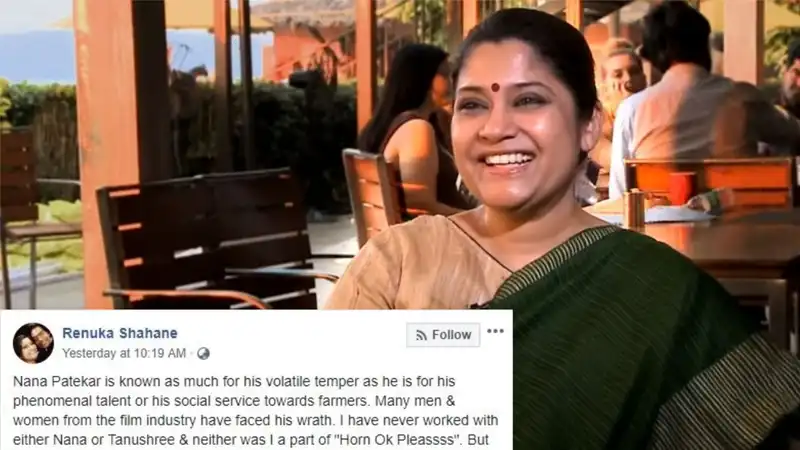 Renuka Shahane: I Am Aware Of Nana Patekar’s Temper, Many Have Faced His Wrath Earlier