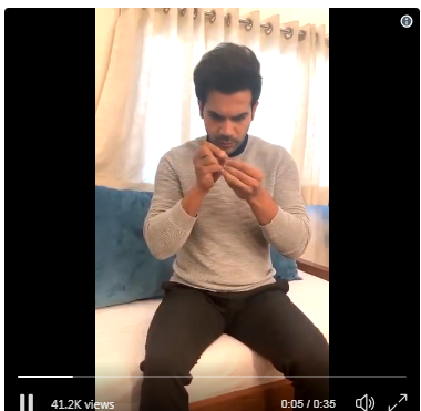 वीडियो: राजकुमार राव ने सिर्फ इतने सेकंड में पूरा किया अपना सुई धागा चैलेंज !