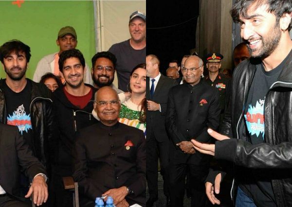 रणबीर कपूर की फिल्म 'ब्रह्मास्त्र' के सेट्स पर पहुंचे भारतीय राष्ट्रपति राम नाथ कोविंद !
