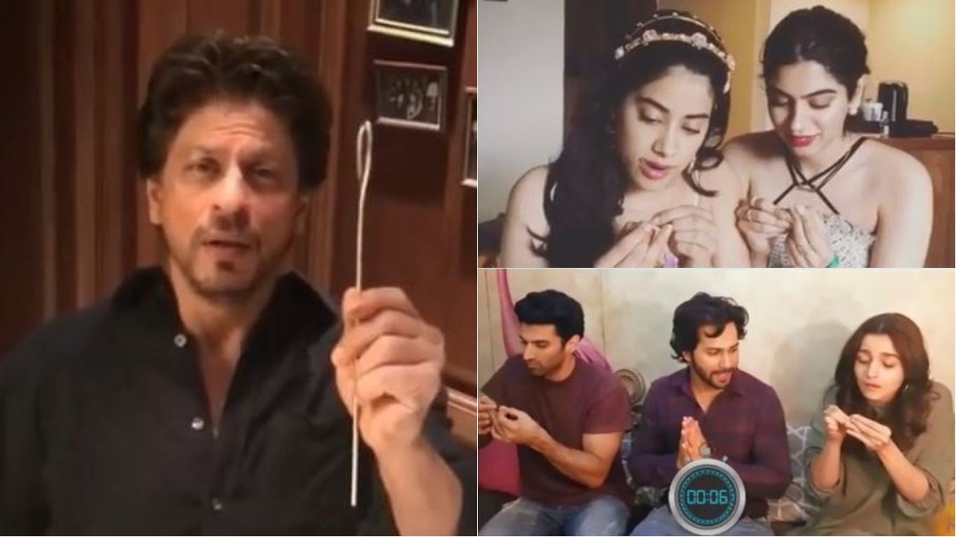 विडियो: जाह्नवी कपूर, शाहरुख़ खान संग बॉलीवुड स्टार्स ने सुई धागा चैलेंज में लिया हिस्सा !