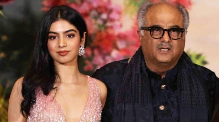 जाह्नवी कपूर फिल्म 'बॉम्बे गर्ल' में पहली बार करेंगी अपने पापा बोनी कपूर के साथ काम 