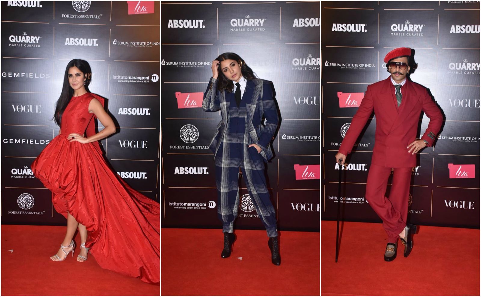 Vogue Women of the Year Awards: रेड कार्पेट पर छाए कैटरीना कैफ, जान्हवी कपूर, रणवीर सिंह, देखिए तस्वीरें!