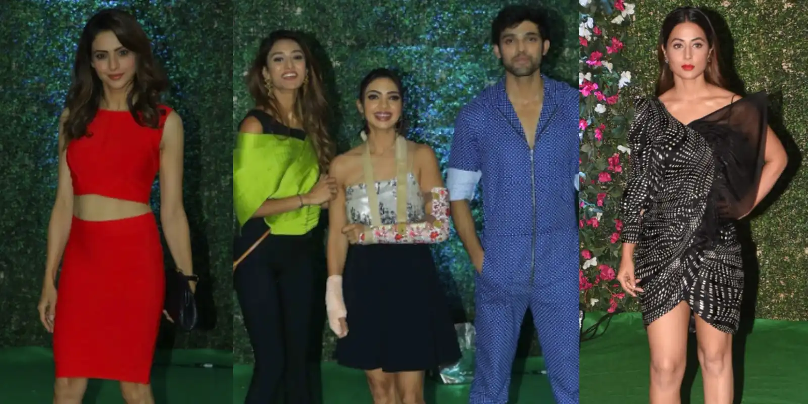 Ekta Kapoor's Party: Erica Fernandez And Parth Samthaan Pose Together, Aamna And Hina Make Heads Turn!