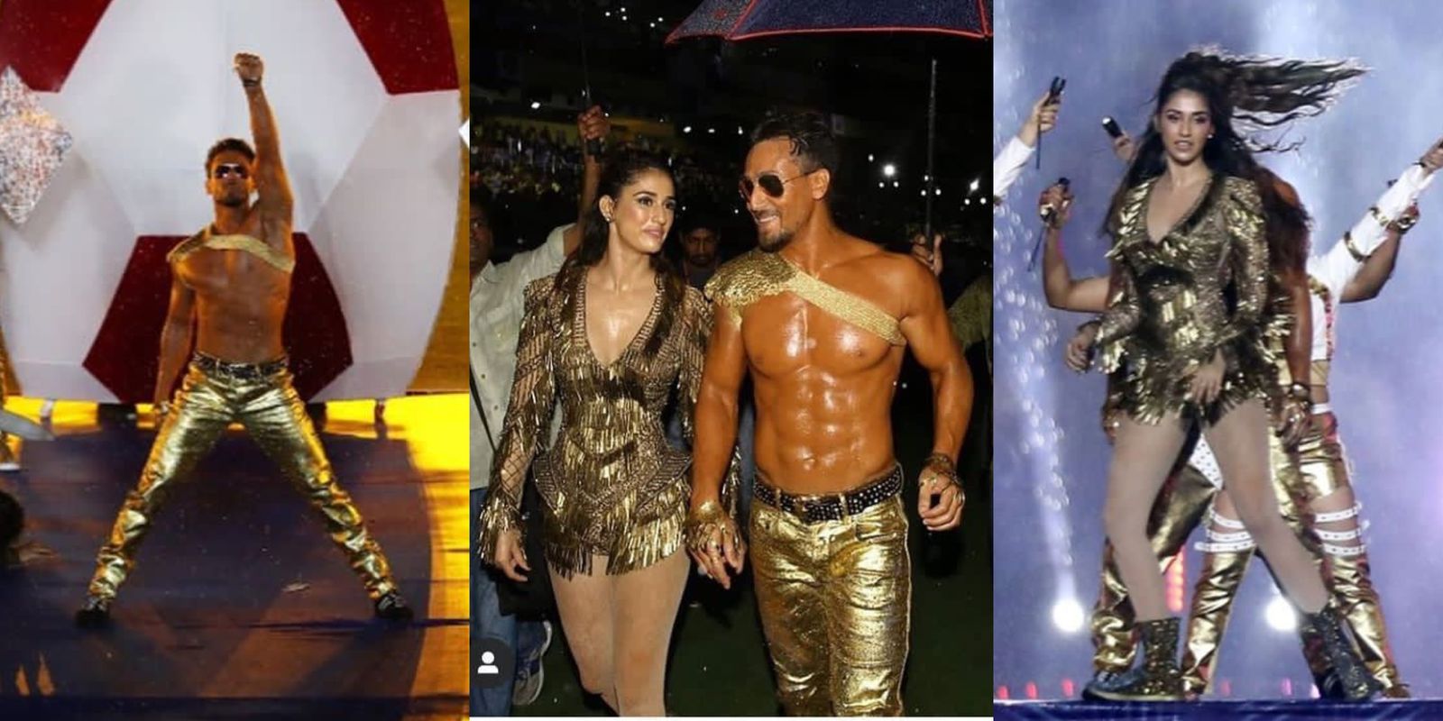 Golden Pair Tiger Shroff And Disha Patani Open Indian Super League With A Perfect Performance! See Pics And Videos...