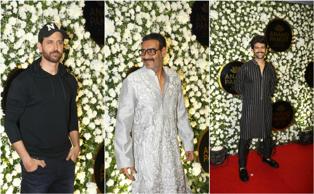 ऋतिक रोशन, अजय देवगन, कार्तिक आर्यन और बड़े बॉलीवुड सितारों ने आनंद पंडित की दिवाली पार्टी में लगाए चार चाँद!