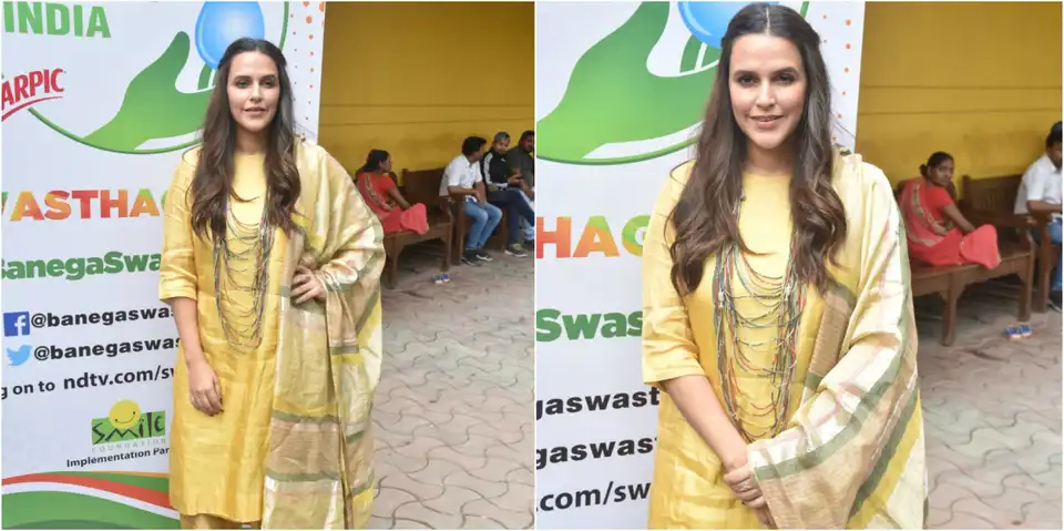 Neha Dhupia's Regal Look Can Be Go To Casual Ethnic Avatar