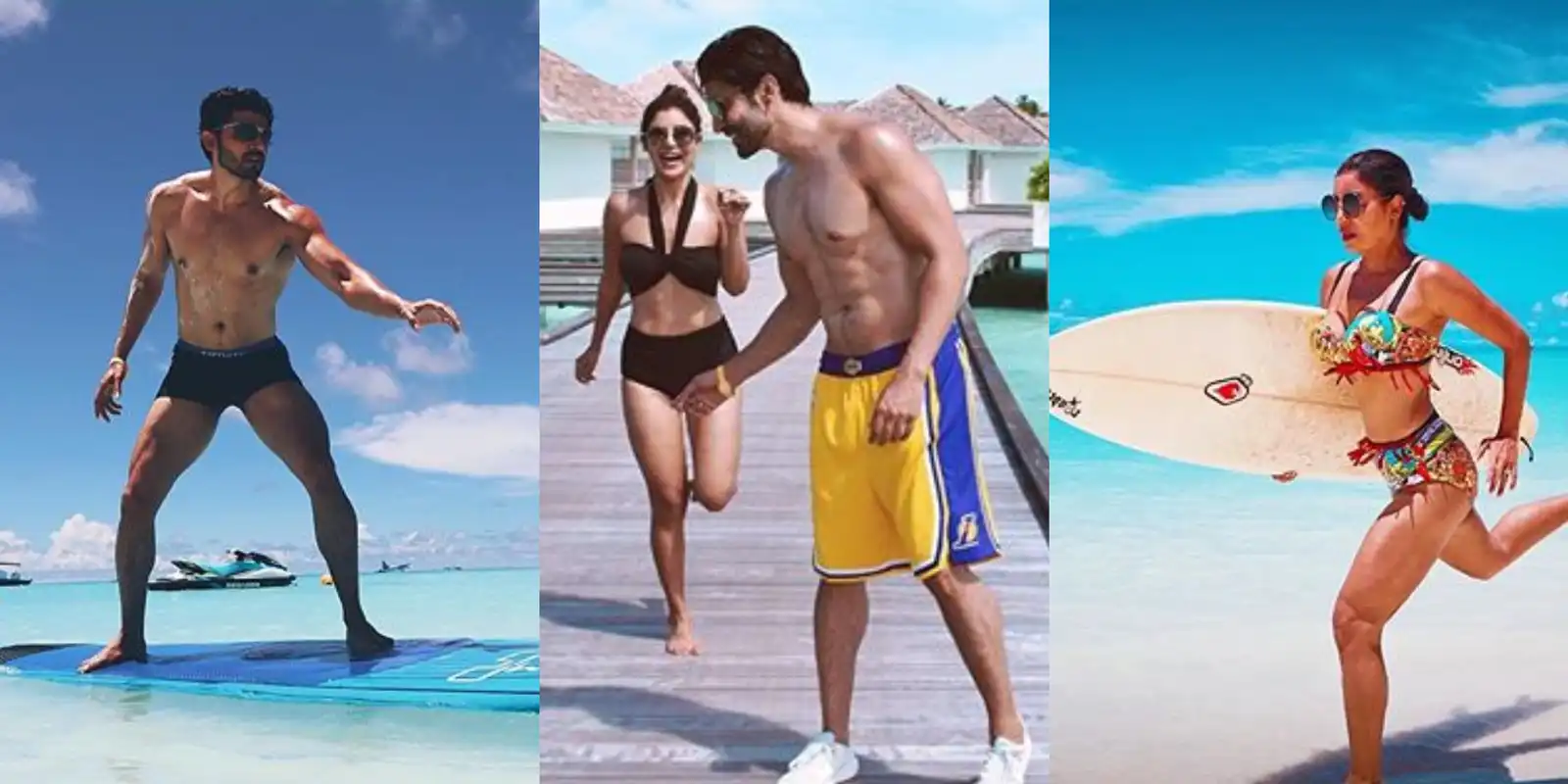 Gurmeet Choudhary And Debina Bonnerjee Enjoy A Dreamy Vacation In Maldives! See Pictures...