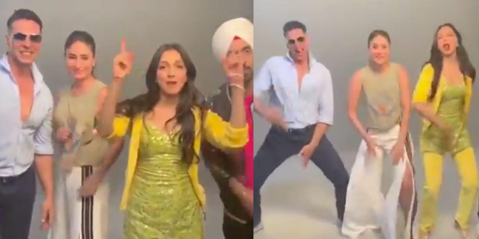Akshay Kumar Reveals Good Newwz Release Date, Makes Co-Stars Kareena, Kiara And Diljit Dance To Housefull 4’s Bala Song!