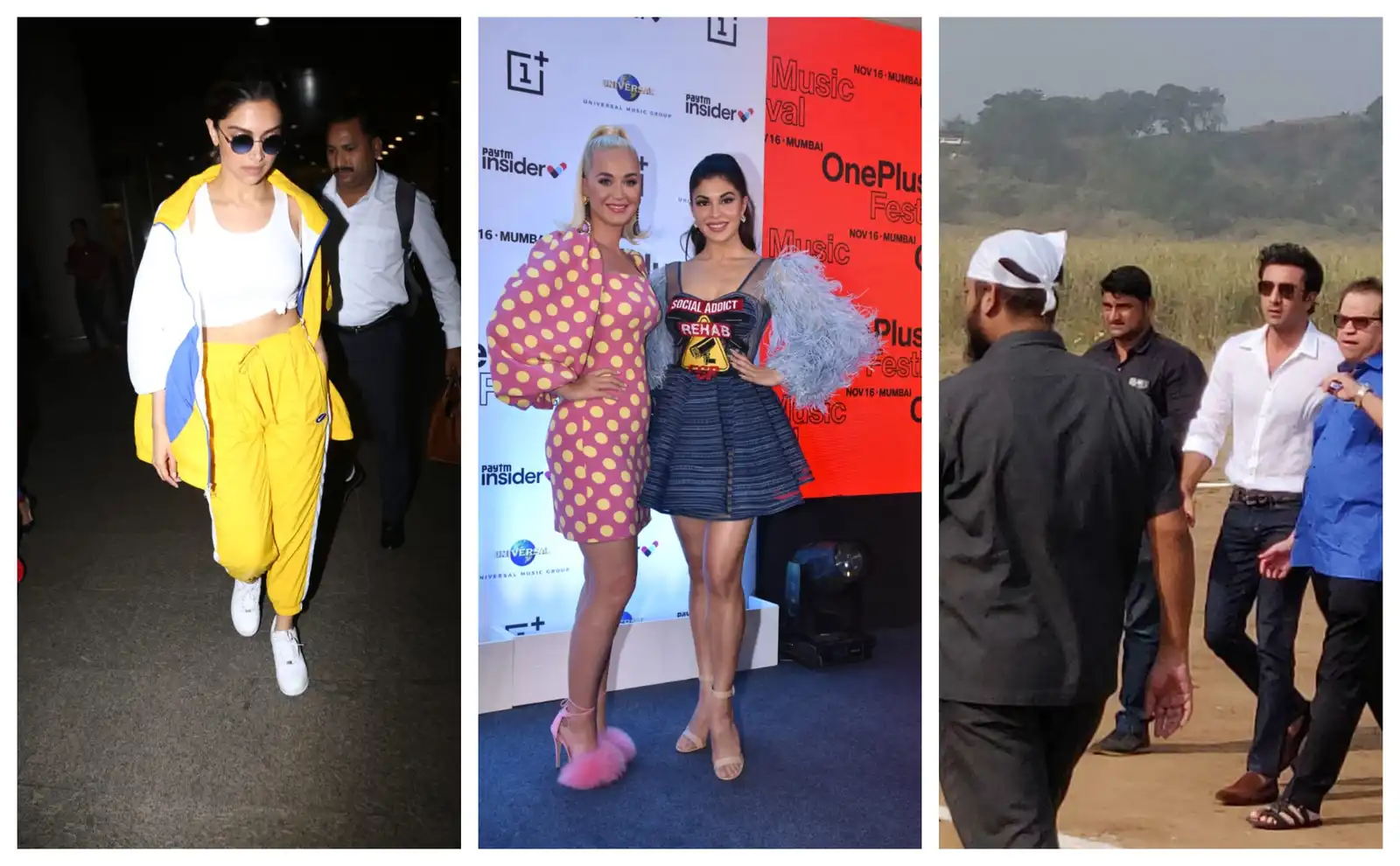 Spotted: Deepika Padukone Raises The Temperature At The Airport, Katy Perry And Jacqueline Fernandez Pose Together