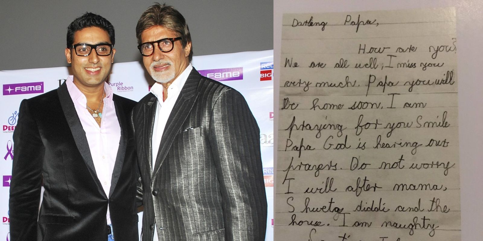 Amitabh Bachchan Shares A Note Written By Kiddo Abhishek And It Will Be The Best Thing You’ll See Today!