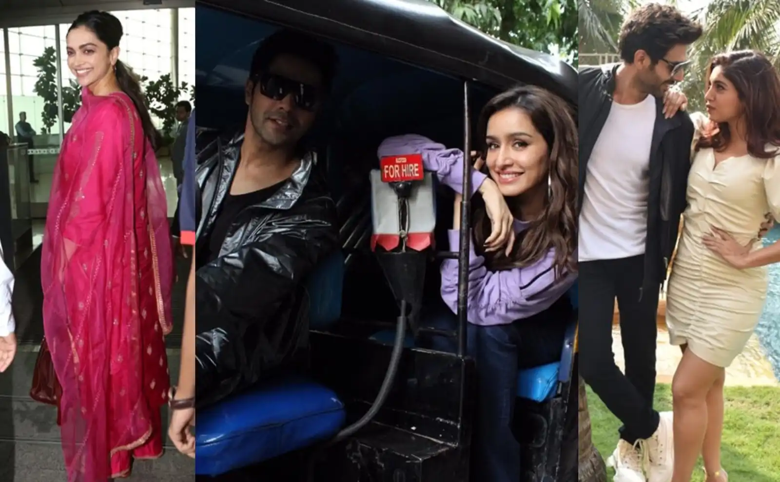 Spotted: Varun Dhawan, Shraddha Kapoor Enjoy An Auto Ride Together, Deepika Padukone Turns Heads At The Airport