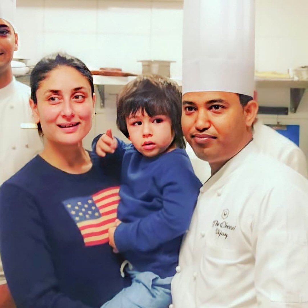 Taimur Ali Khan Looks Adorable As He A Dons Chef's Hat With Mommy Kareena Kapoor In Chandigarh
