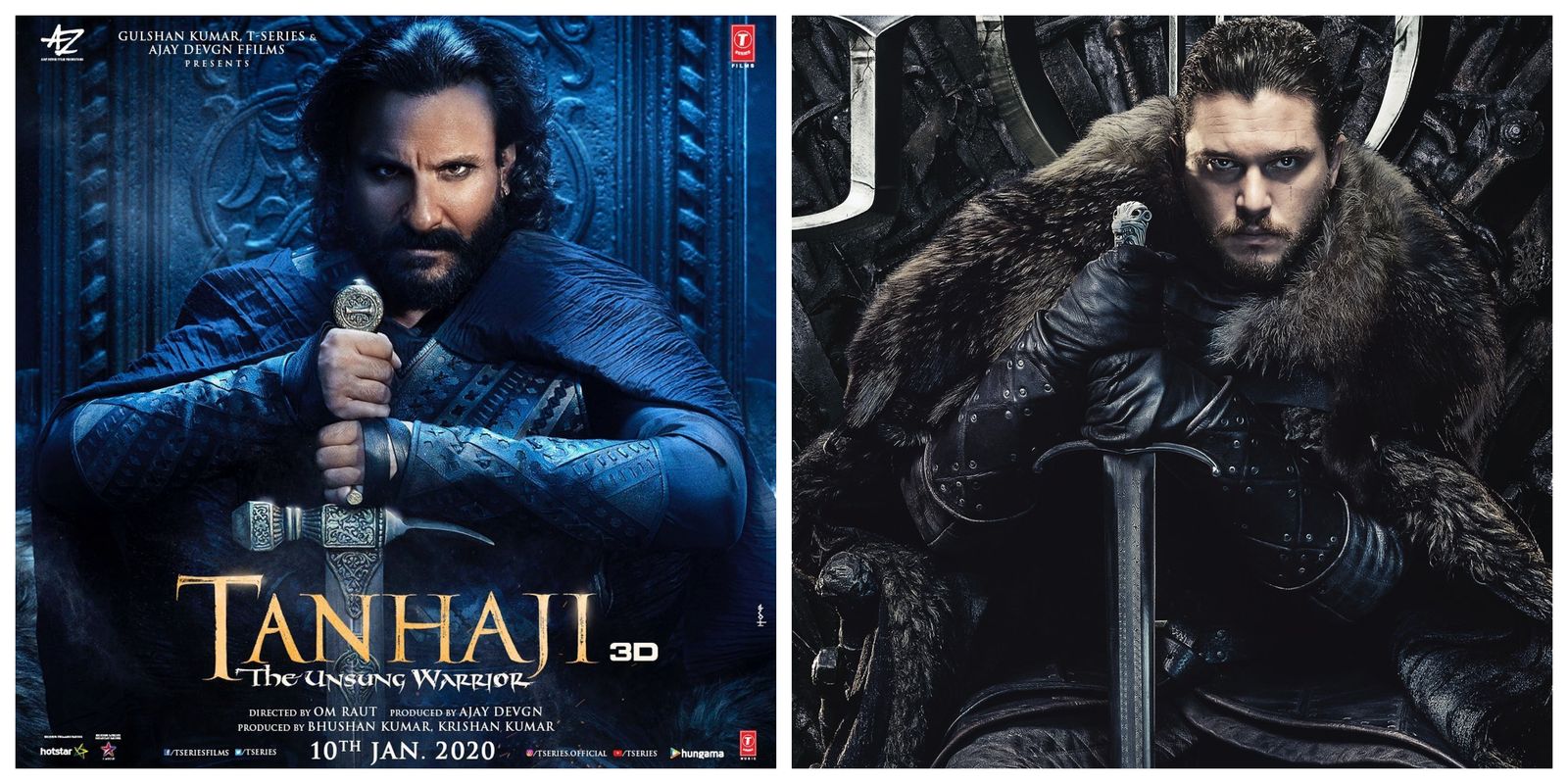 Saif Ali Khan’s New Poster As UdayBhan From Tanhaji Is Giving Us Major Jon Snow Vibes