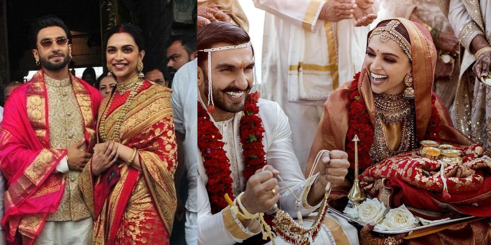 Love Deepika Padukone’s Anniversary Special Red And Gold Saree? Here’s Where You have Seen It Before