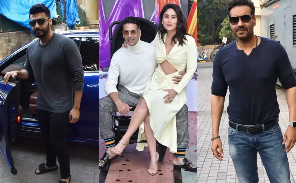 Spotted: Akshay Kumar, Kareena Kapoor, Diljit Dosanjh And Kiara Advani Launch The Trailer Of Good Newwz, Parineeti Chopra Looks Pretty In Black