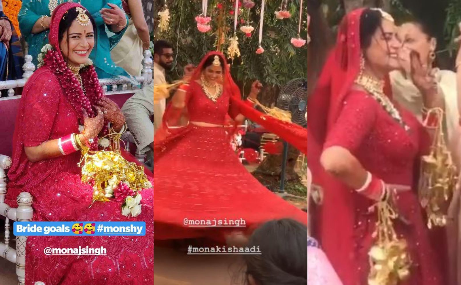 Mona Singh Marries Her Investment Banker Boyfriend Shyam In Private Wedding Ceremony; See Pictures And Videos