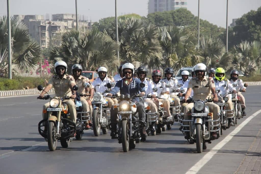 Maniesh Paul Rides With The Mumbai Traffic Police To Stand In Solidarity With Road Safety