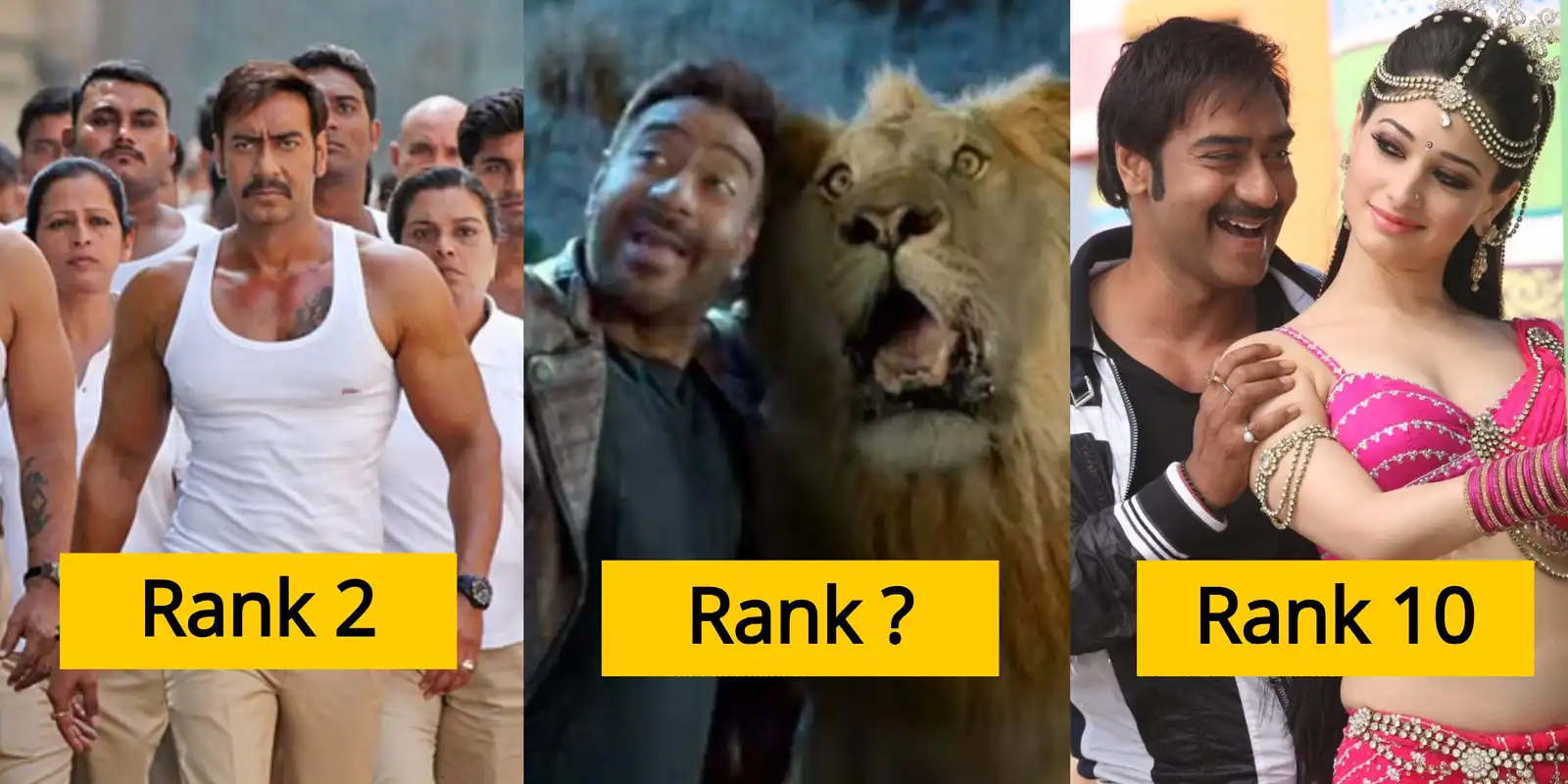 Ranked: Top 10 Films Of Ajay Devgn With The Highest Weekend Box-Office Collection!
