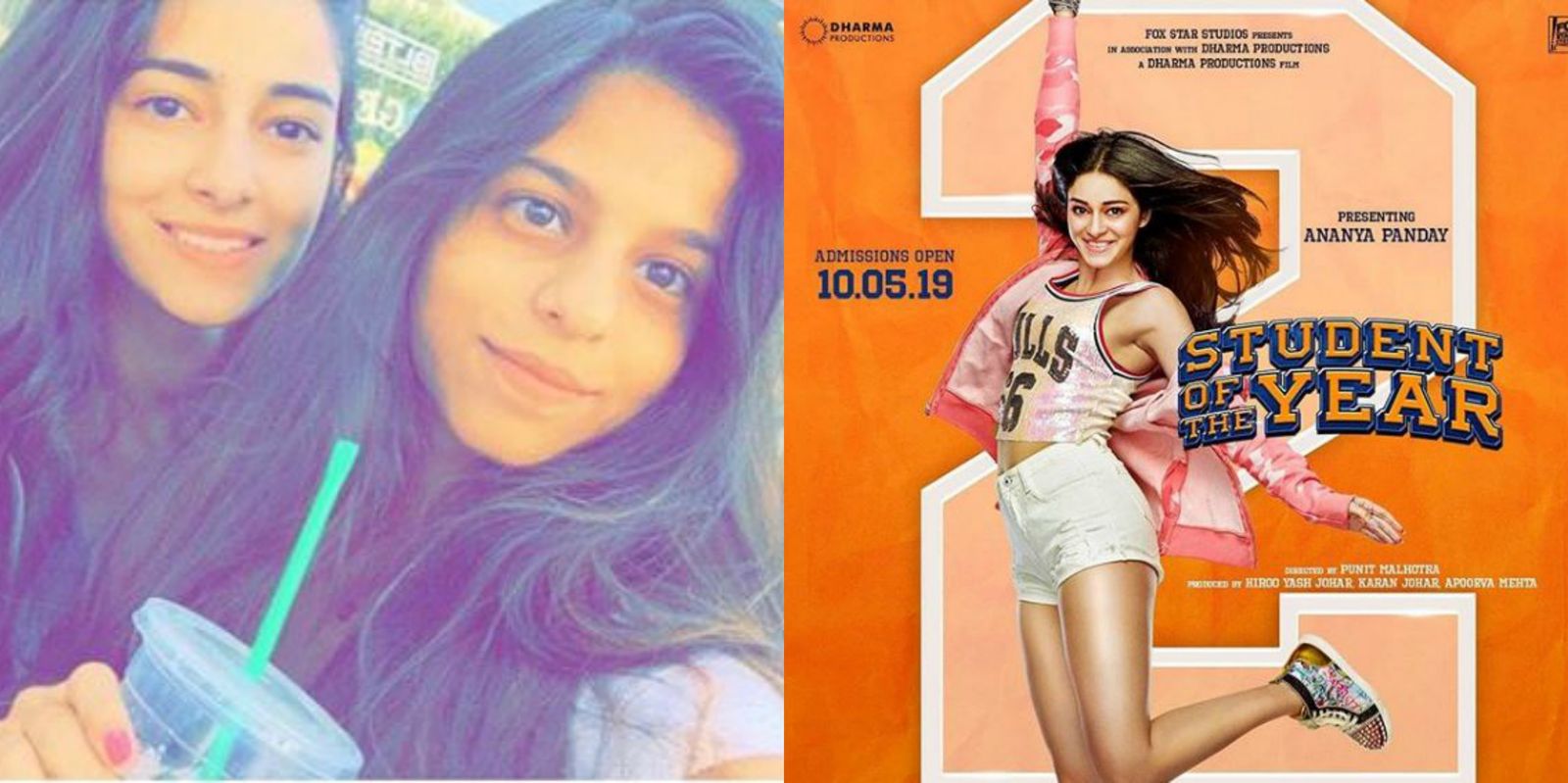 Ananya Panday Reveals How Her Best Friend Suhana Khan Reacted After Seeing Her In The Student Of The Year 2