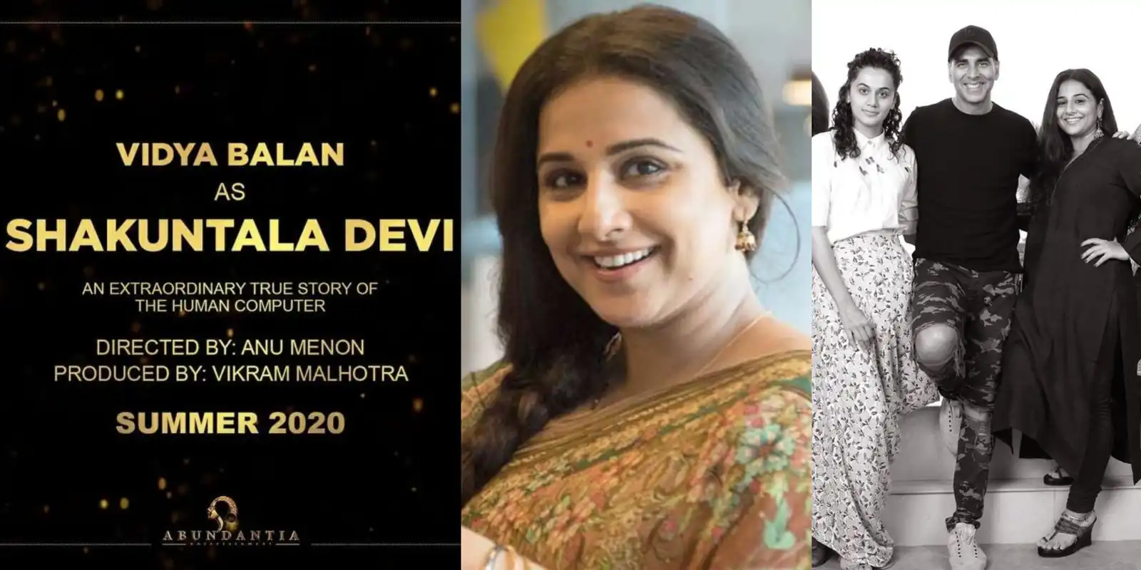 These 4 Upcoming  Films Of Vidya Balan Are Proof That She Can Play Anyone And Anything!