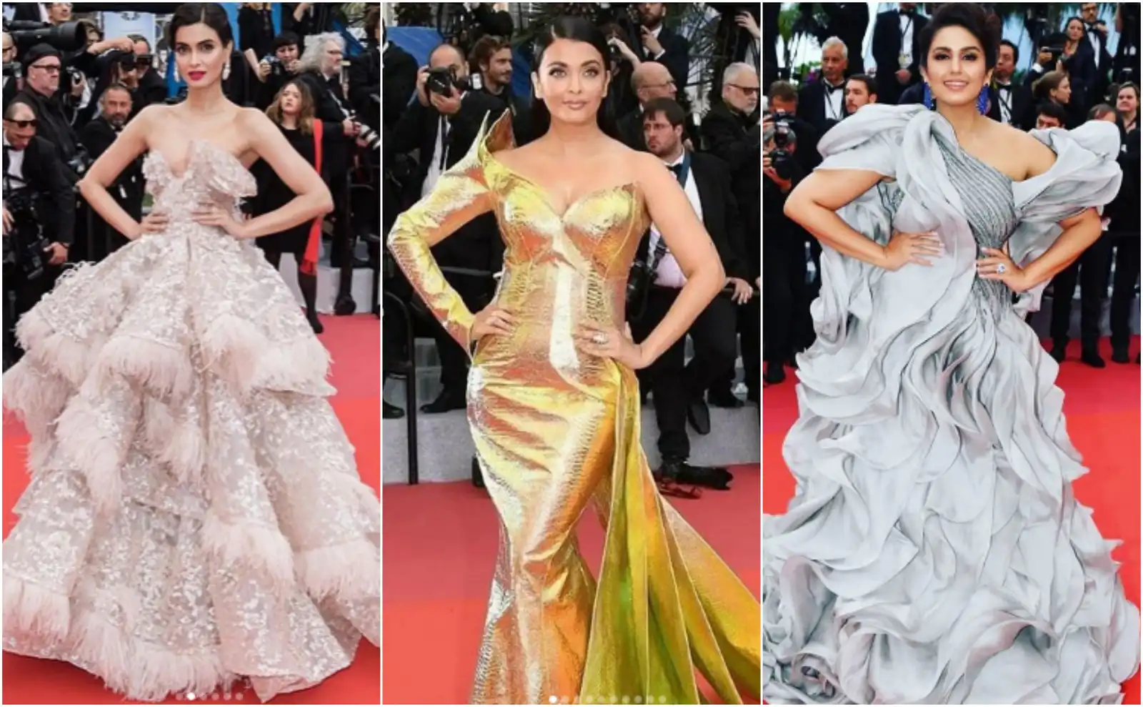 Cannes 2019: रेड कारपेट पर दिखा ऐश्वर्या, हुमा और डायना का खूबसूरत अंदाज़ !