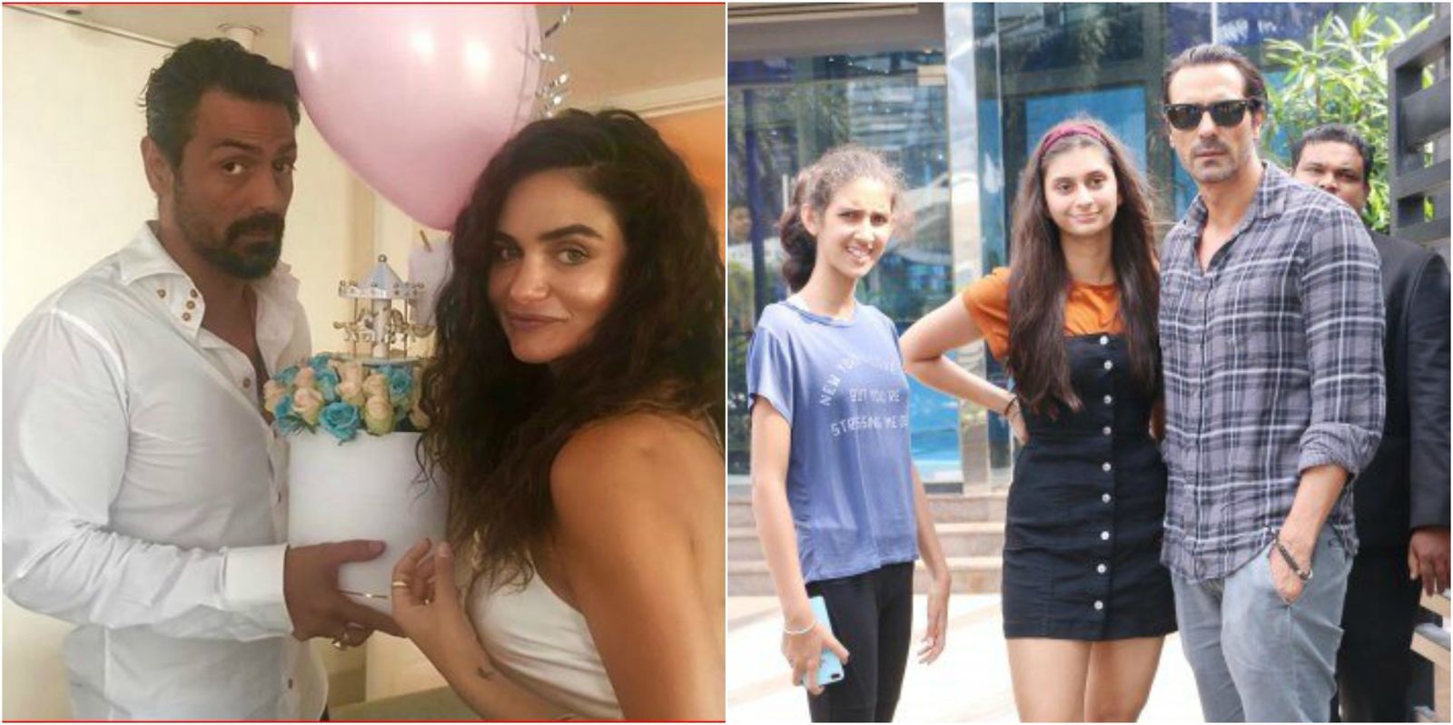 Arjun Rampal’s Daughters Attend Girlfriend Gabriella Demetriades’ Baby Shower, Actor Says 'It Is Important That My Daughters Accept Her'
