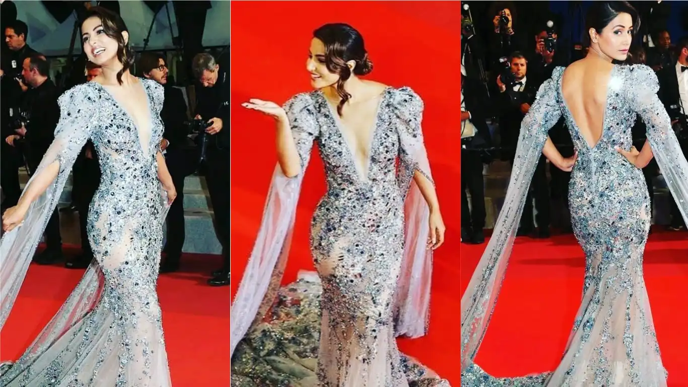 Cannes 2019: कान्स के रेड कारपेट पर हिना खान अपने लुक से उड़ाए सबके होश, देखिये तस्वीरें !