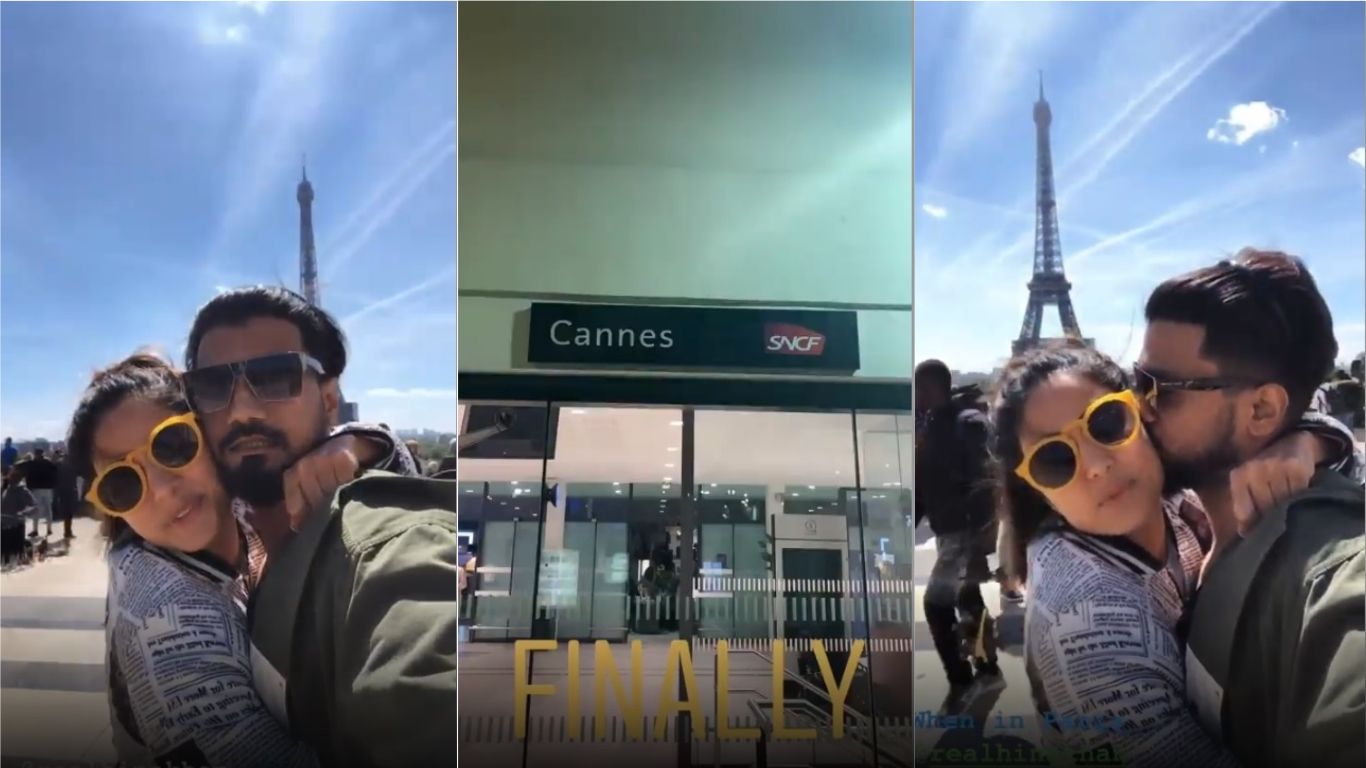 Hina Khan Arrives In Cannes After Enjoying A Romantic Getaway In Paris With Boyfriend Rocky Jaiswal