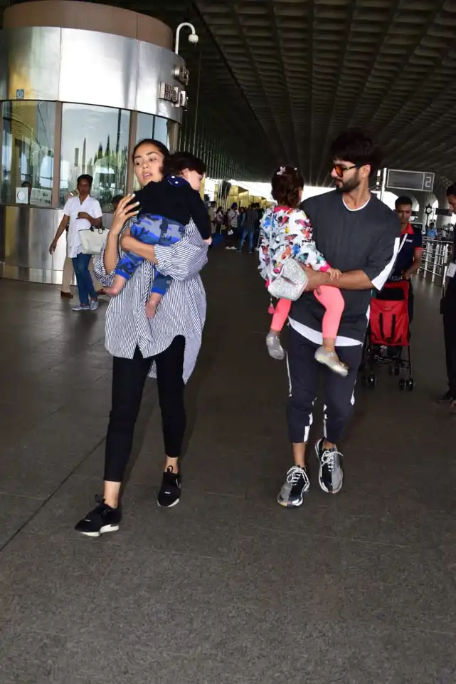 Shahid Kapoor And Mira Rajput Hire Kareena's Nanny For Tamiur? This Airport Picture Suggests So!