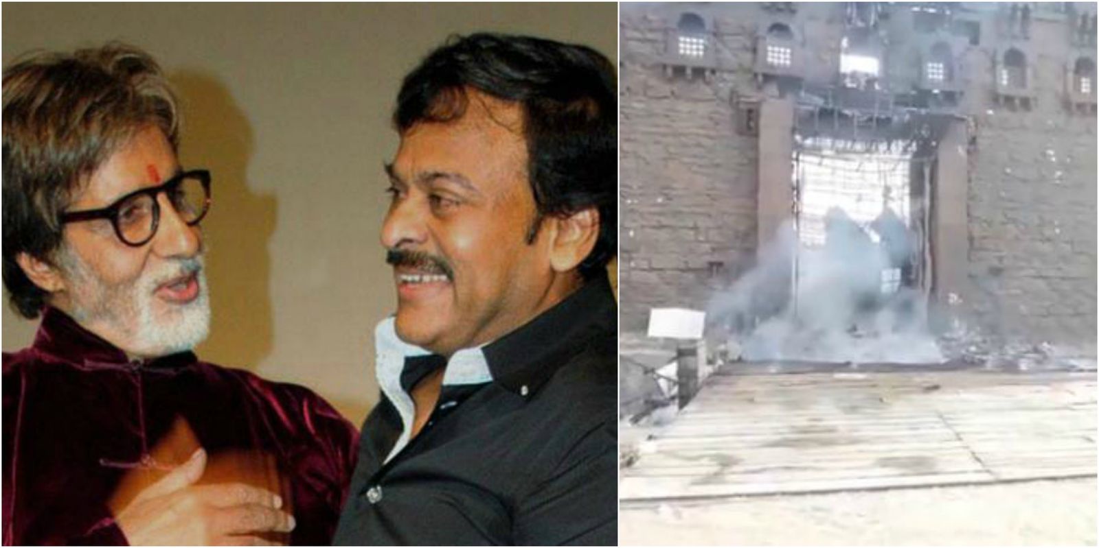 Chiranjeevi’s Farmhouse Catches Fire, Sets Of Amitabh Bachhan Starrer Sye Raa Narasimha Reddy Destroyed