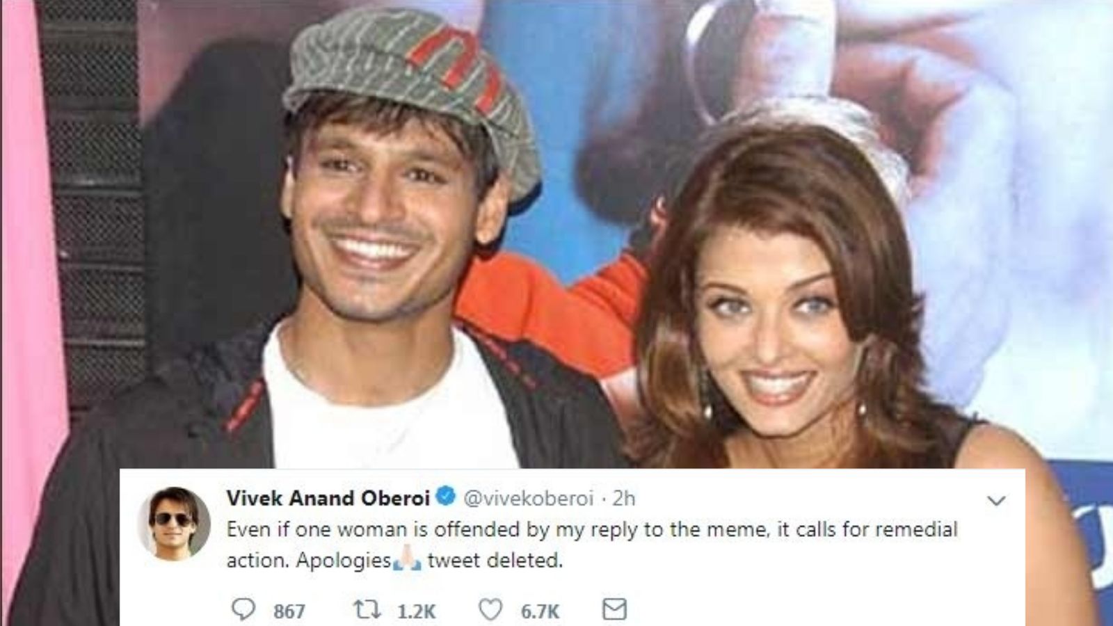Vivek Oberoi Says Sorry For Meme On Aishwarya Rai And Salman Khan, Deletes It
