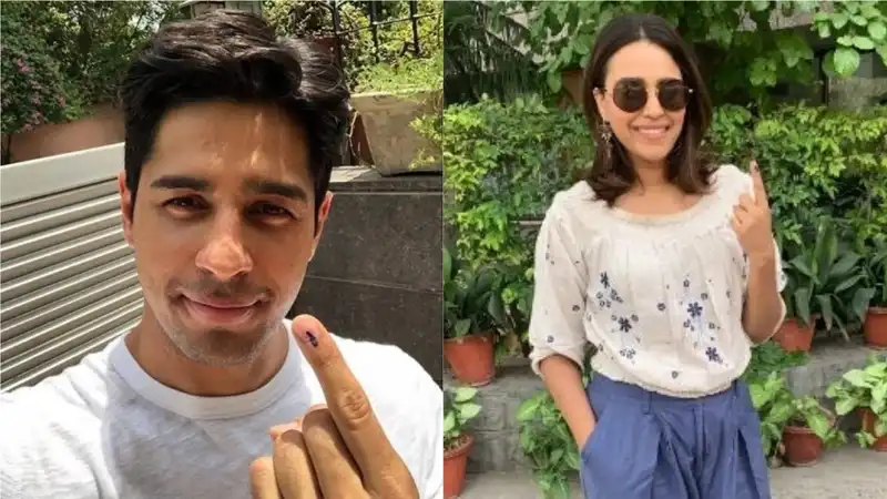 Lok Sabha Elections 2019: Sidharth Malhotra, Virat Kolhi And Swara Bhaskar Cast Their Votes In Delhi