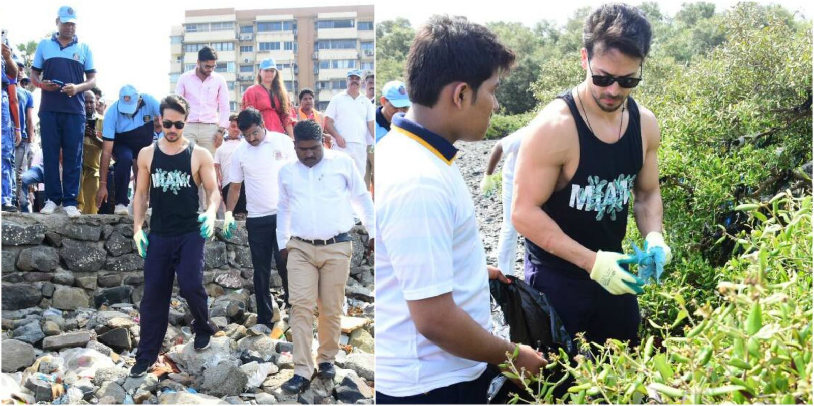 Tiger Shroff Just Spent His Day Off Cleaning The Mumbai Beaches On World Environment Day