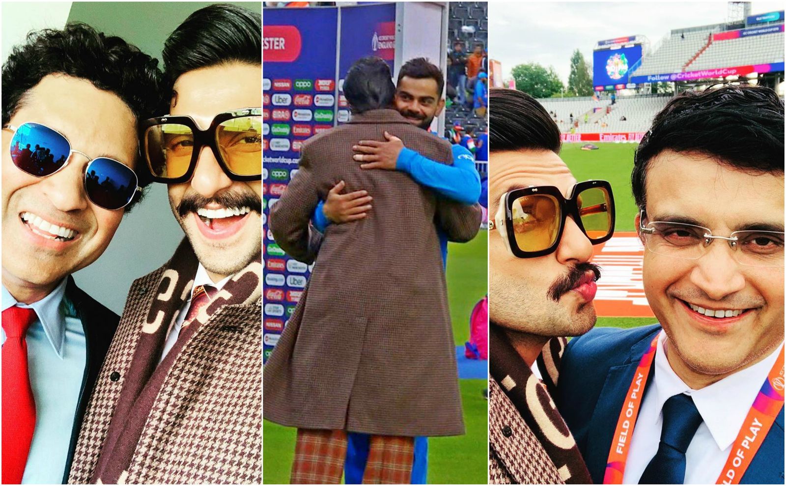 Ranveer Singh Is Every Fan Boy Ever As He Goes On A Selfie Clicking Spree With Superstars Of Cricket