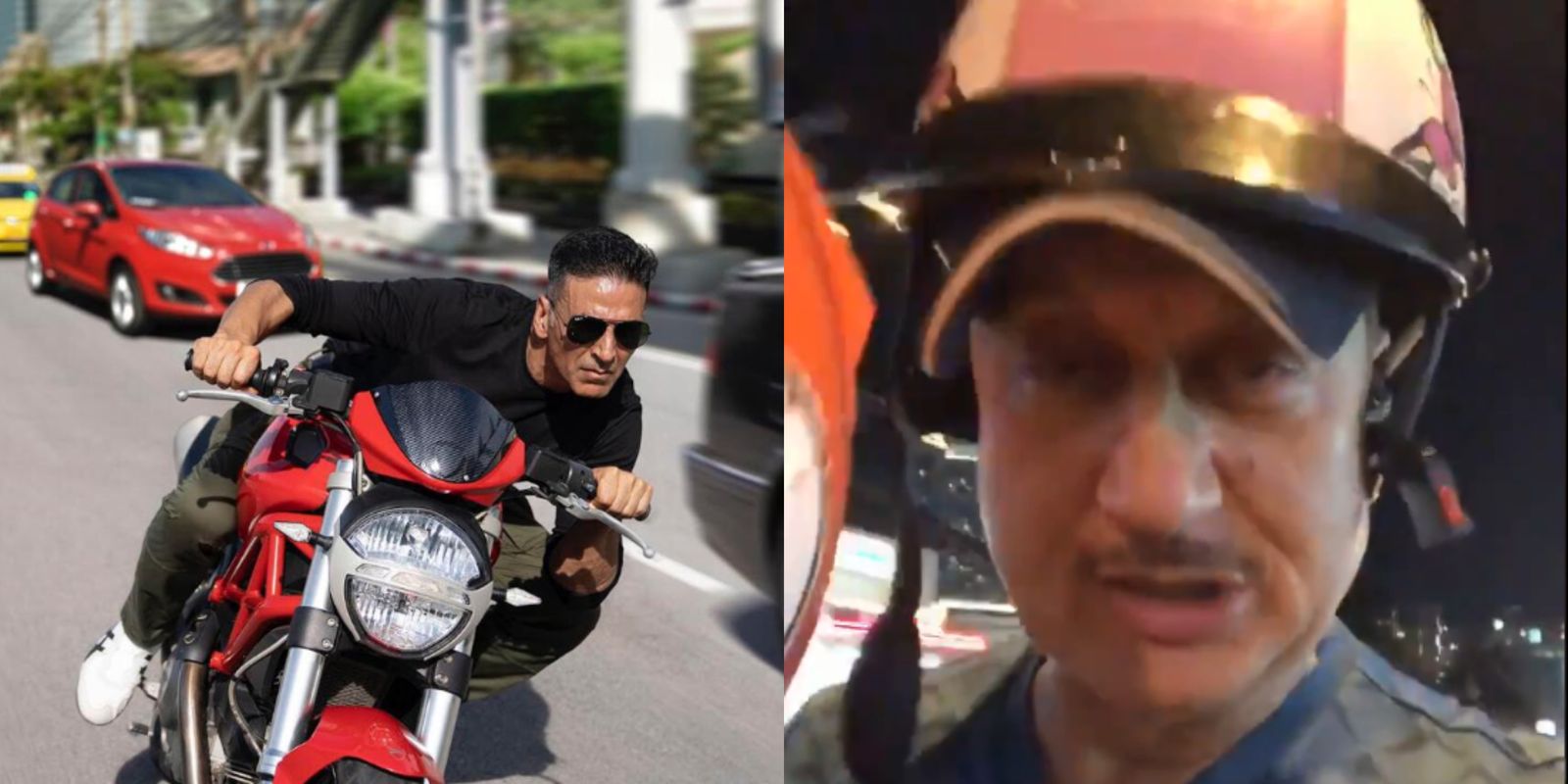 वीडियो: अक्षय कुमार को थाईलैंड में मिला बड़ा सरप्राइज, स्कूटर टैक्सी लेकर मिलने पहुंचे अनुपम खेर !