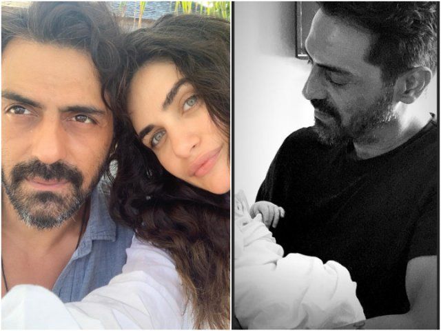 Arjun Rampal’s Girlfriend Gabriella Demetriades Shares First Picture Of Baby Boy On Dad’s Arms!