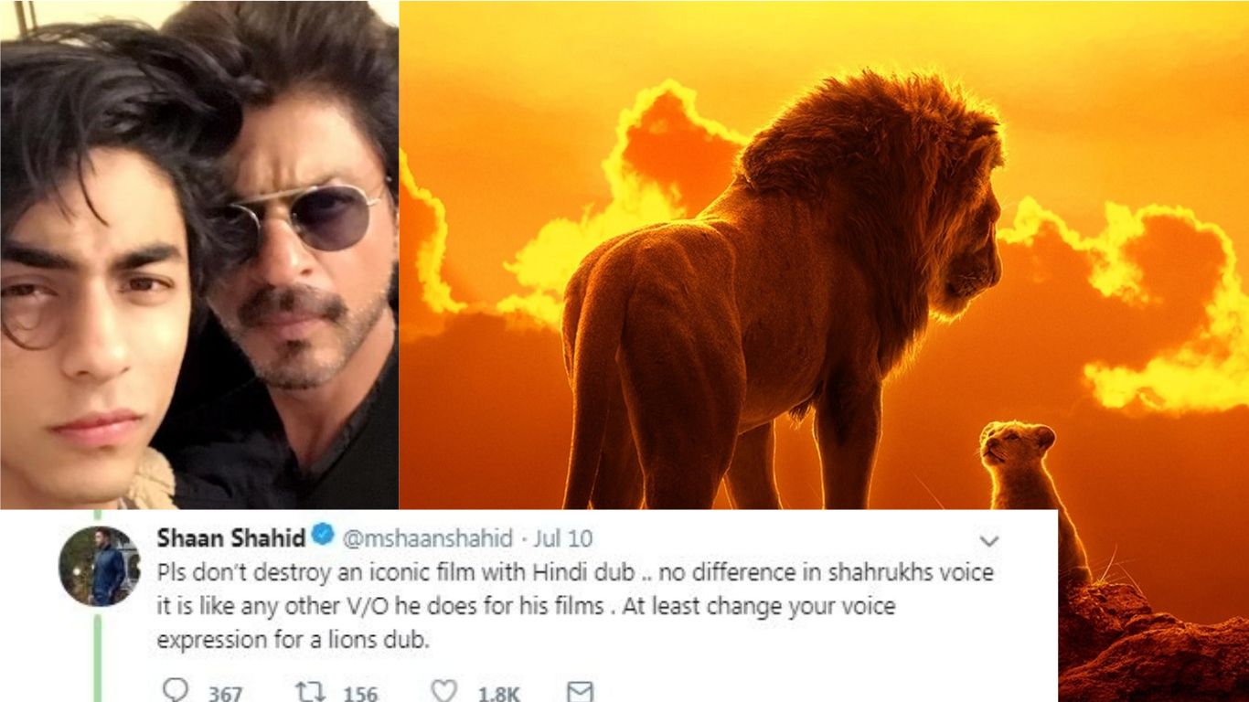 Pakistani Actor Shaan Shahid Asks Shah Rukh Khan Not To Ruin The Lion King With Hindi Dub, Angers Fans