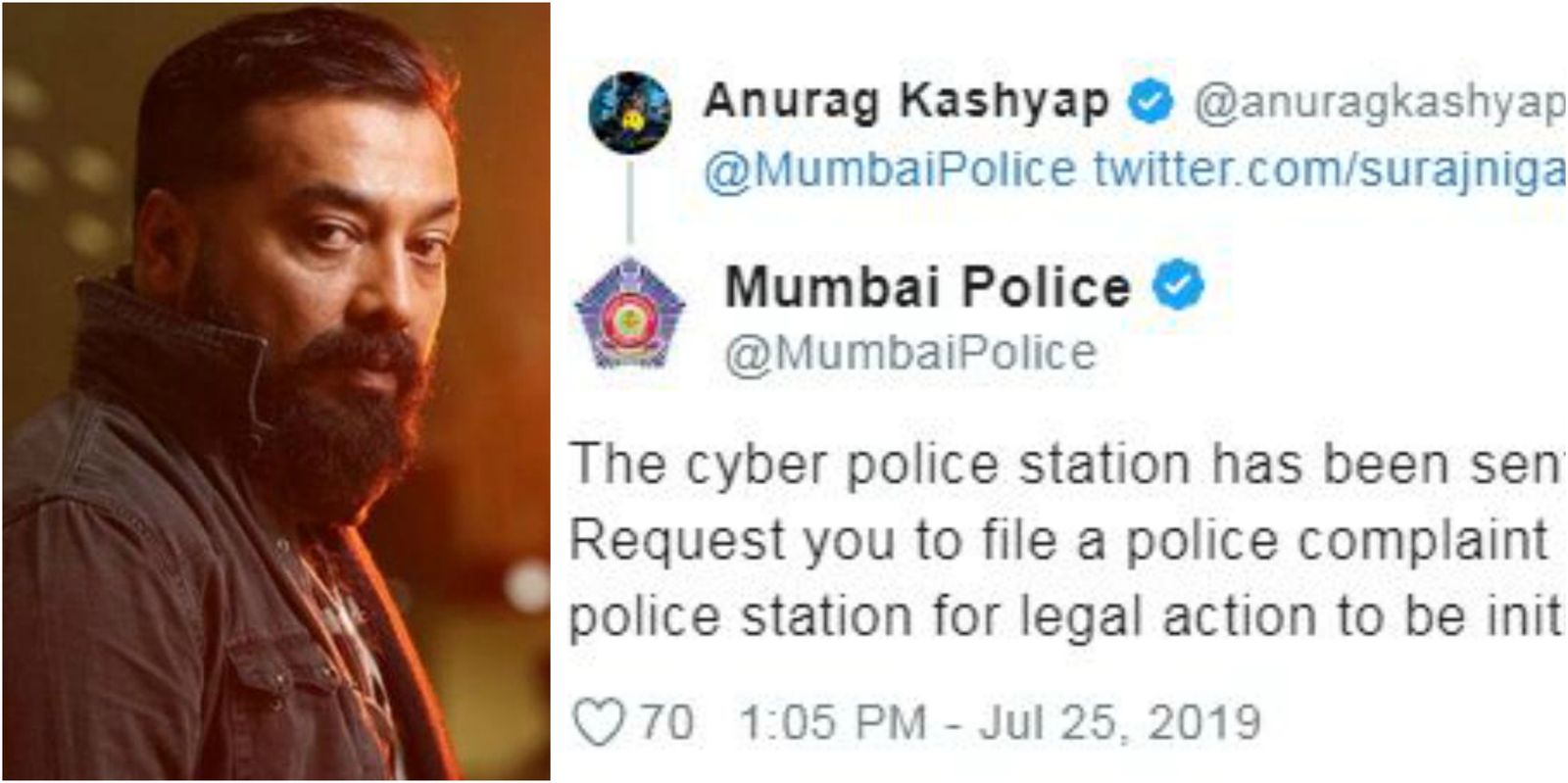 Anurag Kashyap Receives Death Threats On Twitter, Mumbai Police Jumps Into Action