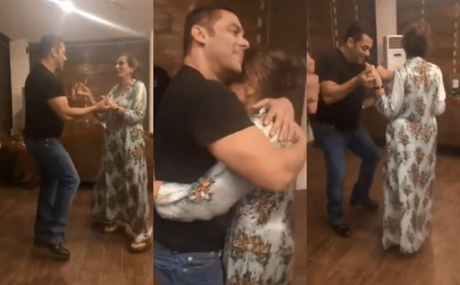 सलमान खान ने माँ सलमा के साथ किया जमकर डांस, वीडियो हुआ वायरल !