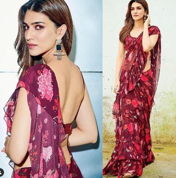 Kriti Sanon’s Casual Yet Alluring Saree Look Would Be Perfect For You This Season