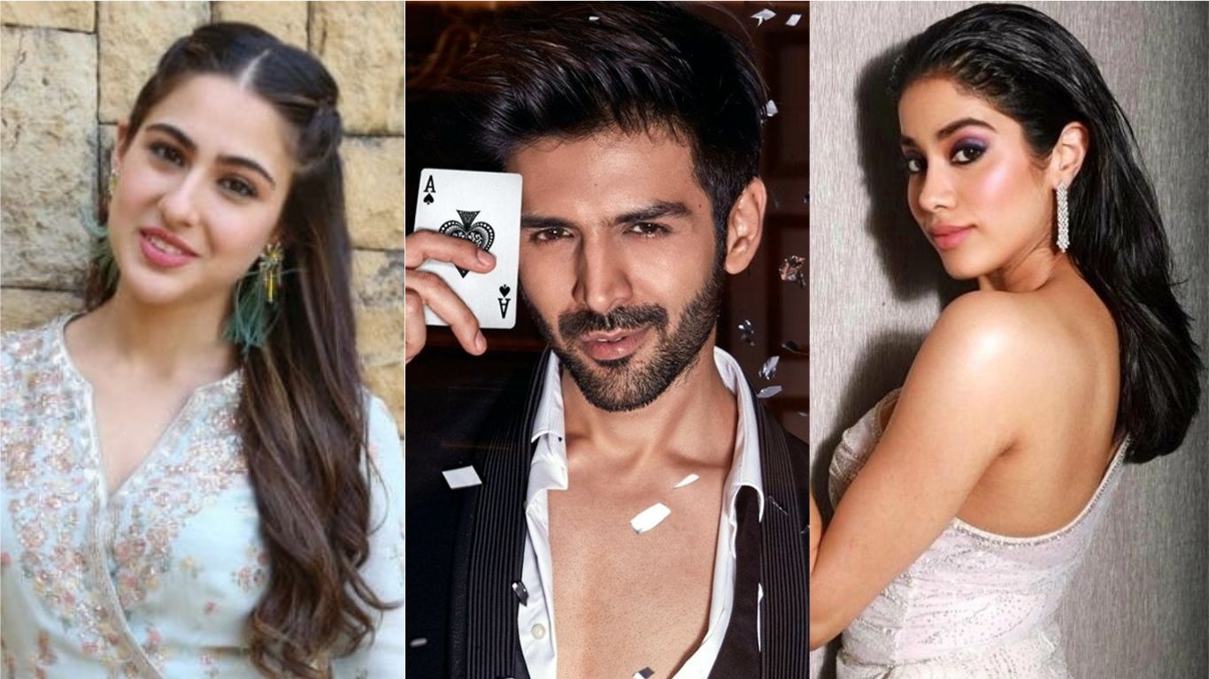 Kartik Aaryan Completes His Quartet Of Hot-N-Happening Co-Stars As Janhvi Kapoor Joins Dostana 2